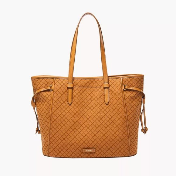 Fossil: Charli Large Tote - Camel - Picture 1 of 9